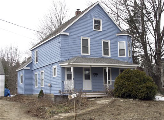 The Gorham house where Gary Alan Irving was arrested last week.