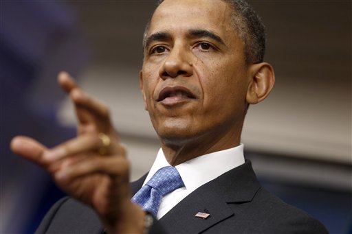 President Barack Obama, speaking at a White House news conference on Tuesday, says the U.S. doesn't know how or when chemical weapons were used in Syria or who used them.