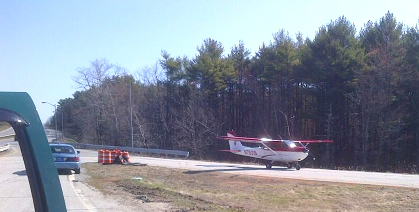 The Maine Turnpike tweeted this photo of the scene Friday morning.