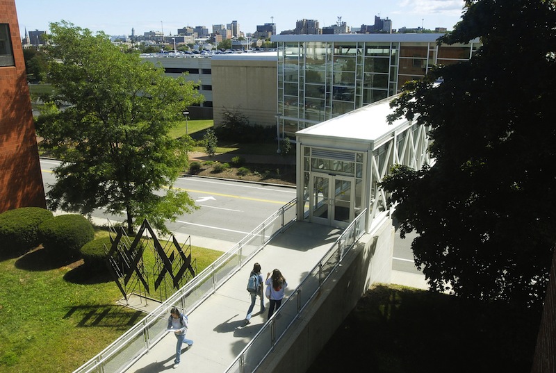 This September 2010 file photo shows the University of Southern Maine's Portland campus. 