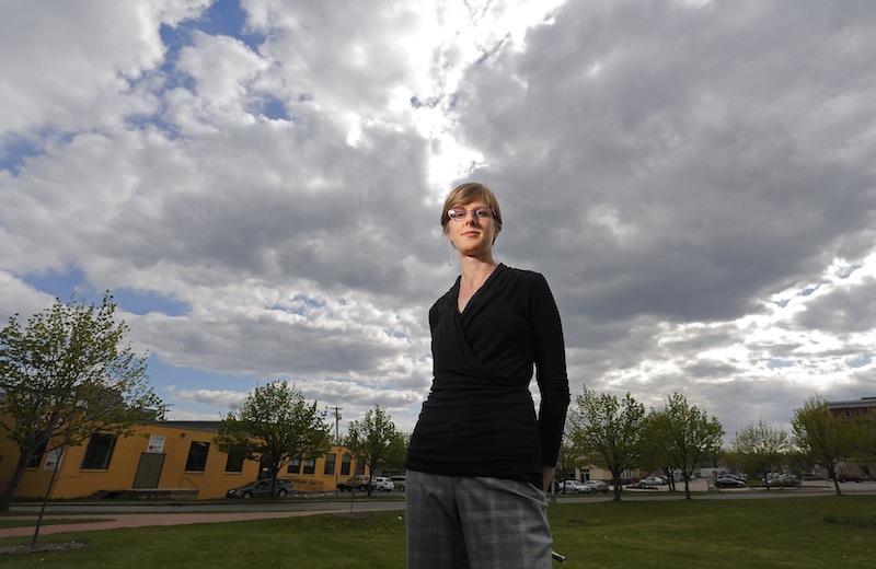 Denali Wright, 33, of Portland, photographed Tuesday, May 14, 2013, underwent a double mastectomy to prevent her chance of being diagnosed with breast cancer.