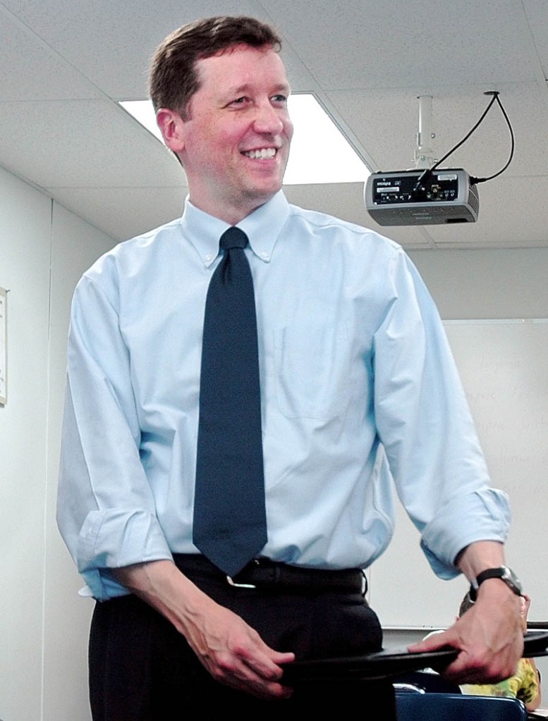 Department of Education Commissioner Stephen Bowen visited Canaan Elementary School on Friday.