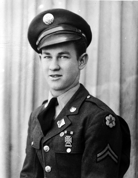 This 1943 photo of Henry Breton, of Manchester, shows him before he served in World War II in Europe.