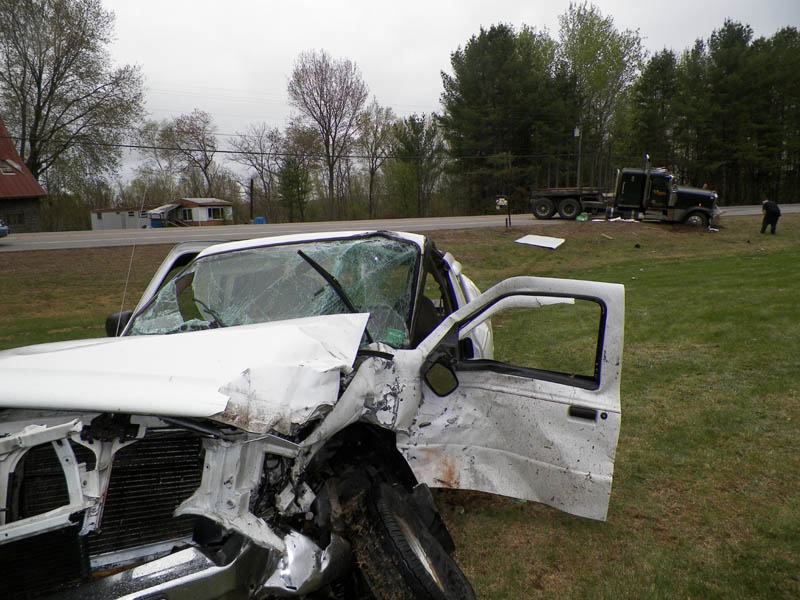 John Pelletier, 62, of New Sharon, was seriously injured when he backed out of his driveway into the path of a tractor-trailer on U.S. Route 2 Thursday. He died at the hospital in Lewiston Friday.