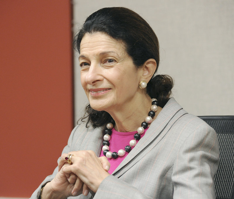Former U.S. Sen. Olympia Snowe of Maine