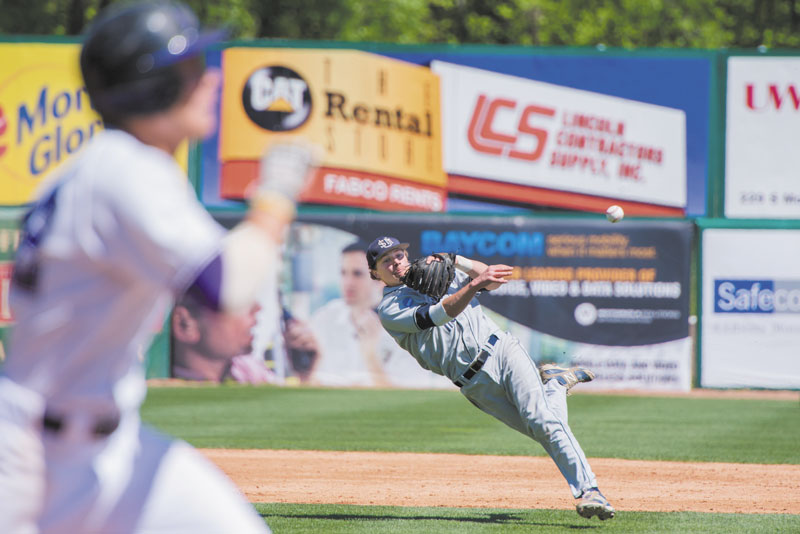 STILL PLAYING: Messalonskee High School graduate Sam Dexter is coming off a strong freshman season in which he helped the University of Southern Maine reach the final game of the Division III College Baseball World Series. He is currently playing for the Mohawk Valley Diamond Dogs of the Perfect Game Collegiate Baseball League.