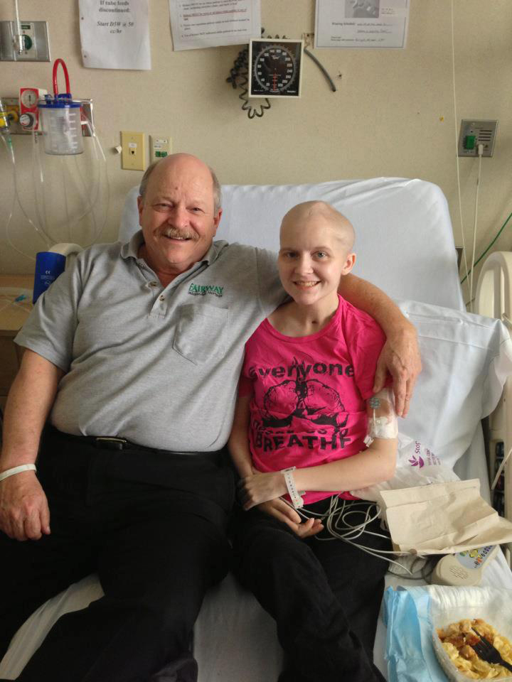 Ashley Drew with her father, Tom Drew, in an undated family photo. The 26-year-old Scarborough woman, who had cystic fibrosis and inspired many in an Affordable Care Act video, died Thursday, July 25, 2013 at Brigham and Women's Hospital in Boston.