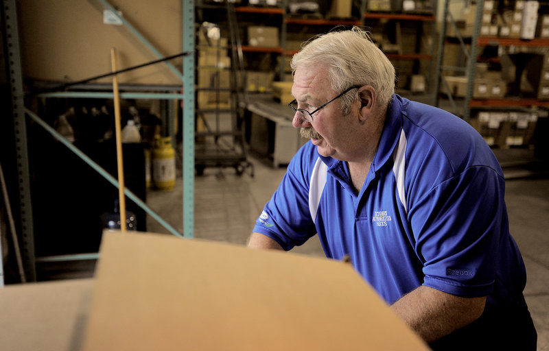 Former Hostess employee Bob Prescott works at Distributor Corp. of New England. “I’m lucky I have a wonderful job,” he says.