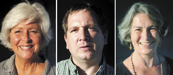 Left to right, Paula Benoit, Daniel Stromgren and Eloise Vitelli