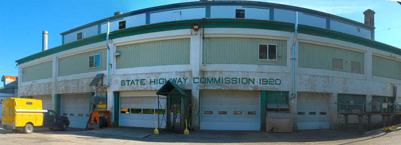 This photo taken on Wednesday shows the Maine Department of Transportation Fleet Services buildong on Capitol Street in Augusta.