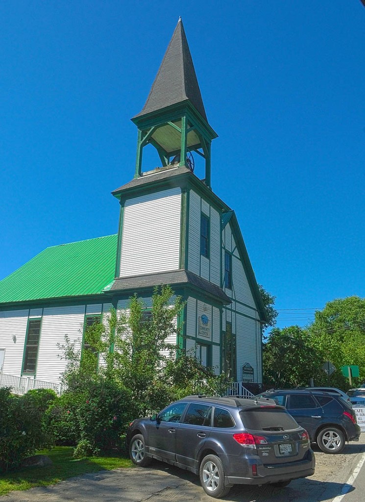 The Mount Vernon Community Center is a former church at the end of Minnehonk Lake.