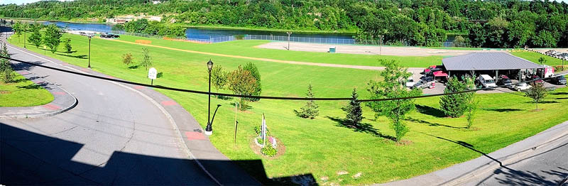 Mill Park in Augusta is seen in this photo taken today in Augusta.