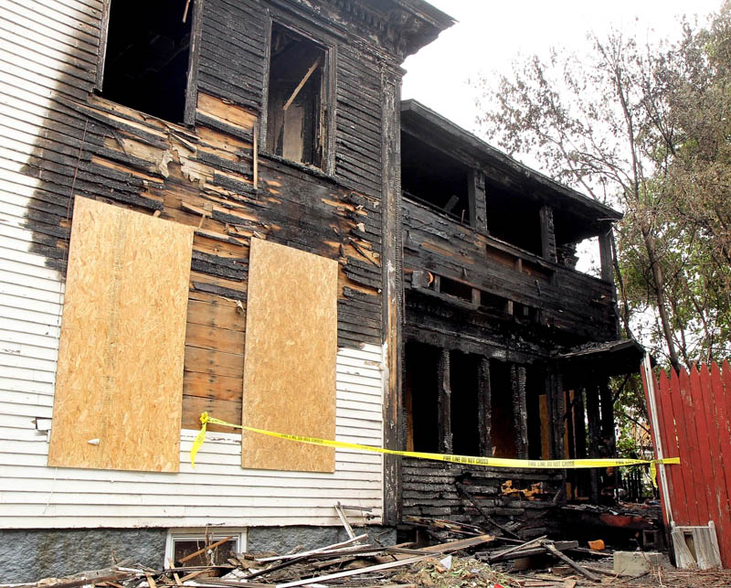 A fire Sunday caused extensive damage to a vacant single-family house at 5 Elm Court in Waterville.