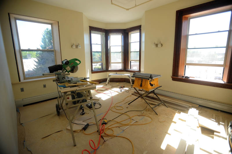 An apartment unit at the newly renovated Gerald Hotel in downtown Fairfield is pictured on Sept. 18.