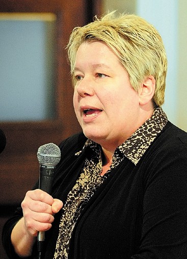 Hallowell Mayor Charlotte Warren