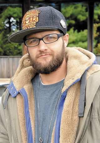 Chris Cote, 30, executive producer of the first Great North Festival in Norridgewock.