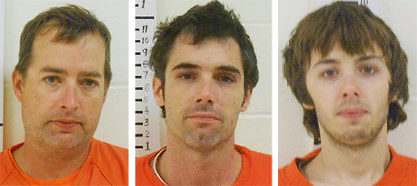 From left: Christian Ness, Cyrus Gould and Walker Donovan.