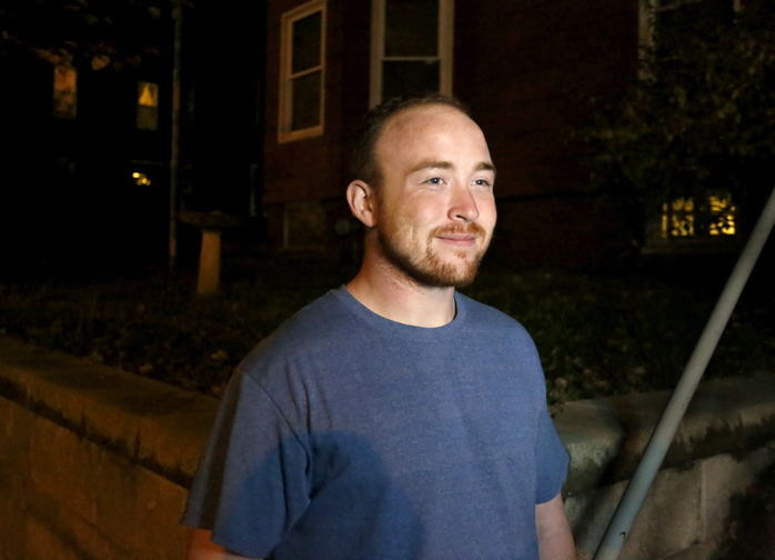 Carlos Reed poses for a picture in Portland on Friday, the same day police held a news conference about him.