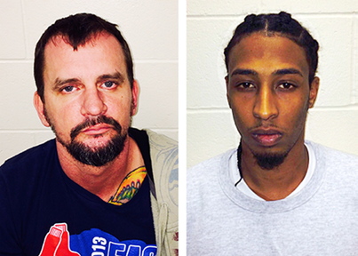 James Chamberlain, left, and Louis Atkinson.