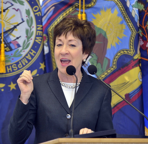 Sen. Susan Collins was joined by 13 who nudged fellow lawmakers to find a compromise to end the shutdown.