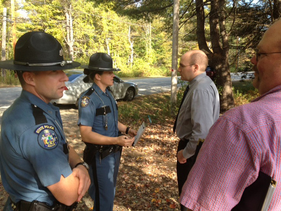 County, municipal and state police converged at a Wayne residence today to recover thousands of dollars in stolen goods, police said.