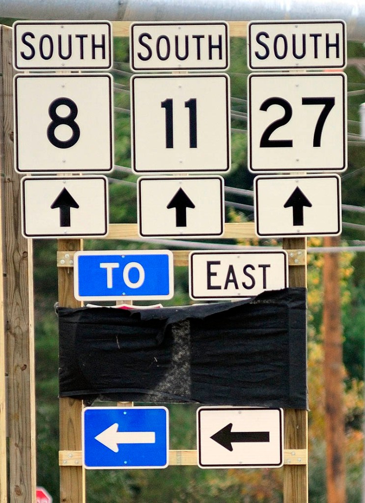 Paving work continues on Route 3, Old Belgrade Road, between Route 27 and Bog Road on Thursday in Augusta.