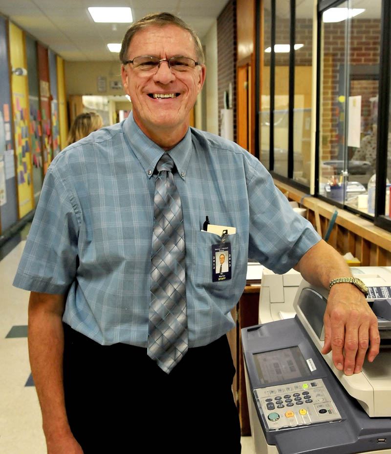 George Mitchell School Principal Allan Martin at the Waterville school.