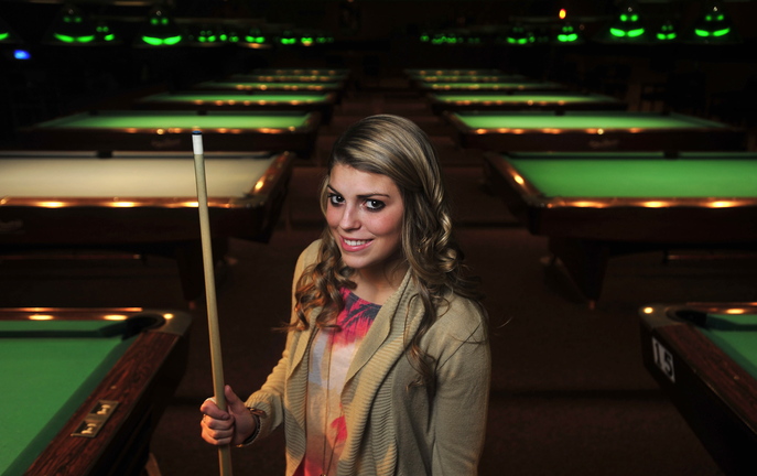 BIG TOURNAMENT: Taylor Reynolds, 16, of Waterville is preparing to play in the World Pool-Billiard Association World Junior 9-Ball Championships, which will take place in Johannesburg, South Africa Dec. 9-12.