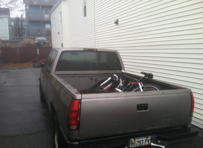 Police located Tyler Trottier’s pickup after it was caught on surveillance video leaving the scene of a robbery Thursday.