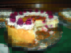 Cheesecake is one of the many desserts offered at the buffet.