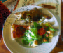 The variety of options from the buffet will tempt everyone's tasebuds.