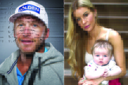 HOT TO TOT: Sara McKenna won a round in court against skier Bode Miller (left) over their infant, Samuel. Photo: Reuters (left) and Chad Rachman (right)