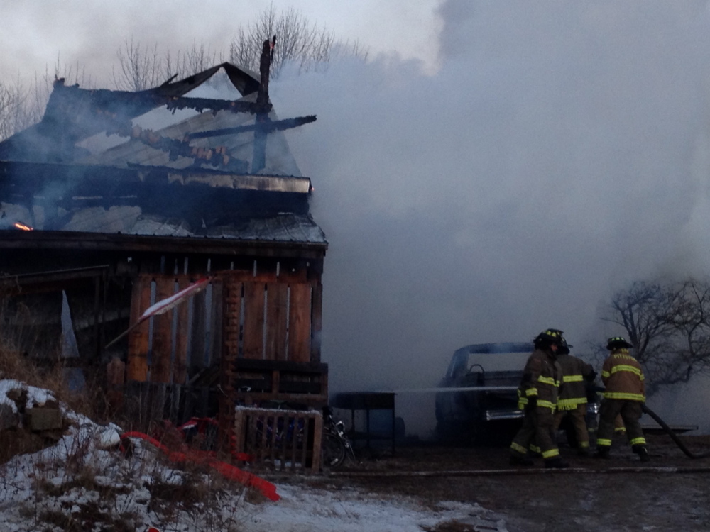 Pittstown Fire: Firefighters responded to a barn fire about 3:10 p.m. Friday on Nash Road in Pittston.