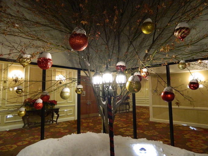 Nicey decorated courtyard