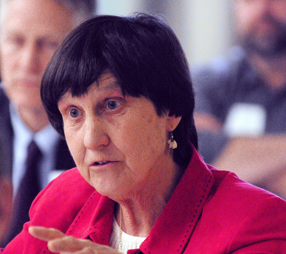 Author Joan MacCracken of Brooksville speaks Friday at the Maine Summit on Aging.