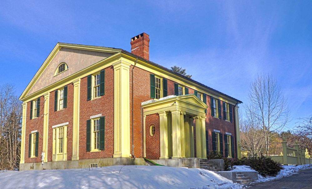 the Daniel Cony Weston House on Stone Street that’s home to the Elsie & William Viles Foundation in Augusta on Thursday January 23, 2014.