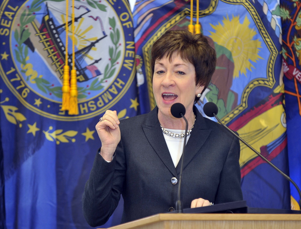 Maine Sen. Susan Collins is seeking a fourth six-year term.