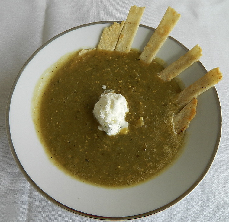 Roasted Tomatillo Soup