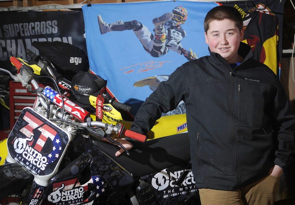 Cameron Folsom, 14, of Augusta is trying to raise $10,000 by June for Agape Children’s Connection, which raises money for orphanages in India.