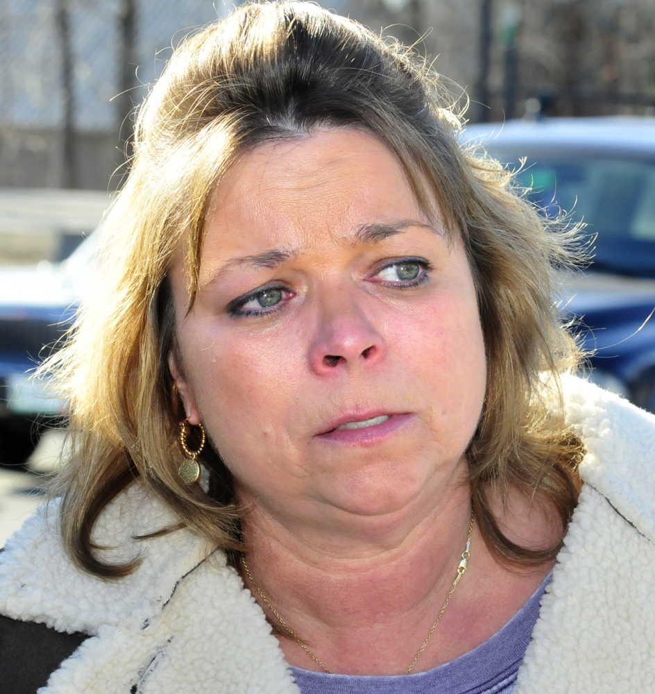 PAINFUL PROCESS: Sheila Webb of Moscow became emotional speaking about the complexities and high costs of health insurance in Bingham in November.