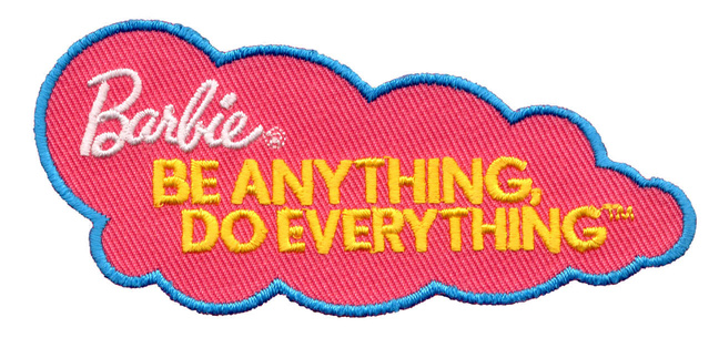 The Barbie participation patch is the first Girl Scout uniform patch with corporate sponsorship.