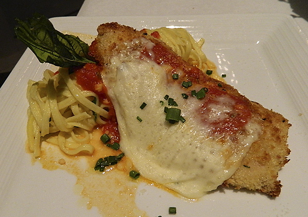 Chicken Parmesan entree