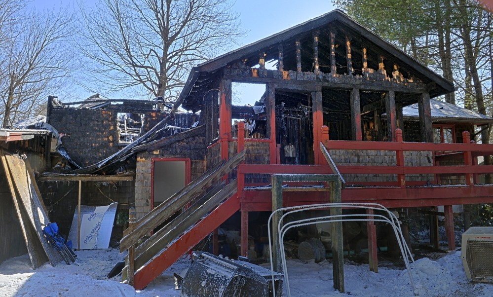 winthrop fire: An overnight fire heavily damaged a home at 72 Annabessacook Drive.