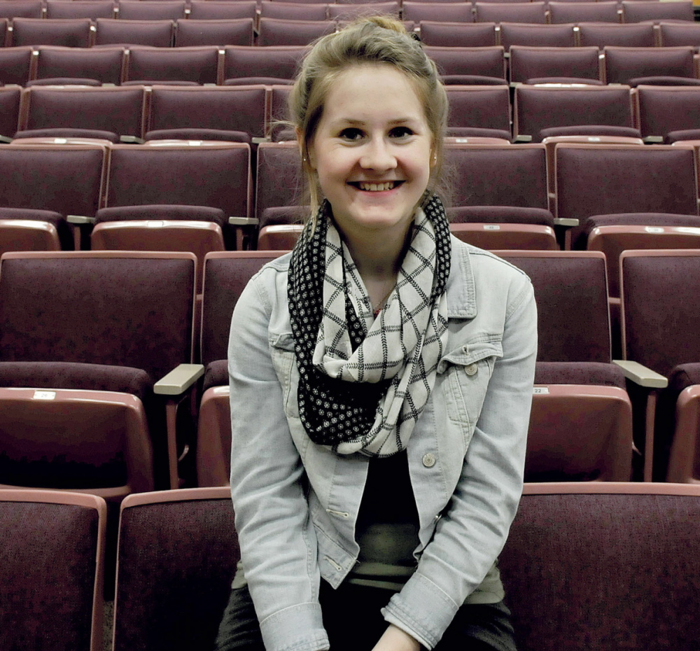 HUMANE SINGER: Messalonskee High School student Darby Martin will perform this Saturday at the Messalonskee High School Performing Arts Center in Oakland to benefit the Waterville Area Humane Society.