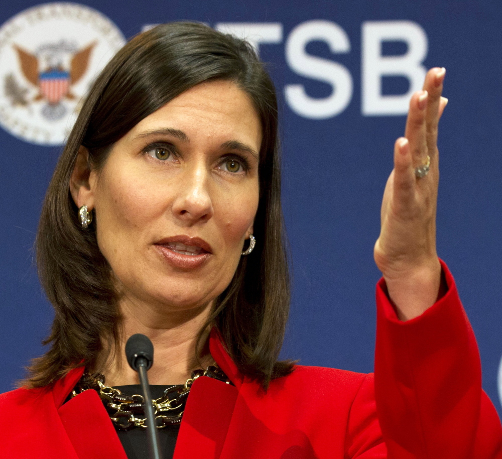 National Transportation Safety Board Chairman Deborah Hersman wants a “referee” to resolve rail safety disputes.