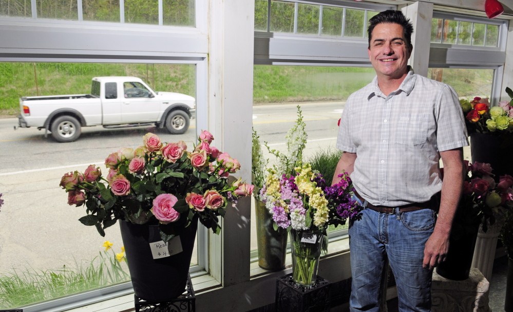 Road problem: Scott O’Brien, owner of Augusta Florist, said he hopes the work on Mount Vernon Avenue will be done as quickly as possible.