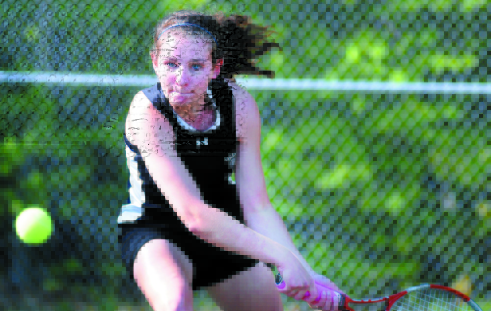 RETURN: Hall-Dale High School’s Clio Barr, shown here in 2013, has earned a first-round bye in the tournament.