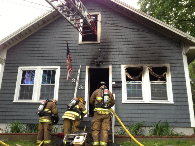 Staff file photo by Andy Molloy BURNED OUT: Donations have been pouring in to help a National Guard family whose home was destroyed last week in Augusta.