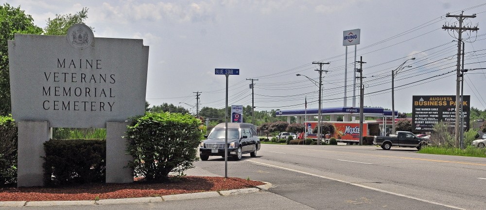New Headquarters: The entrance to the Maine Veterans Memorial Cemetery would be moved so it is directly across from Darin Drive in Augusta under an approved plan to build a new Maine National Guard headquarters.