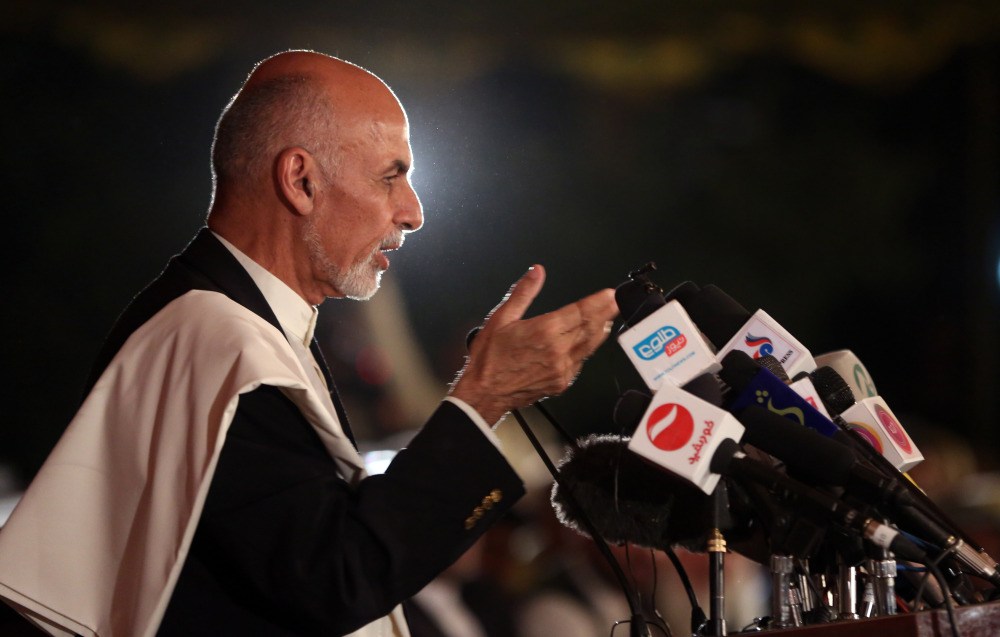 Afghanistan’s presidential candidate Ashraf Ghani Ahmadzai on Wednesday demanded that the election commission stick to the official timetable for releasing preliminary results next week.